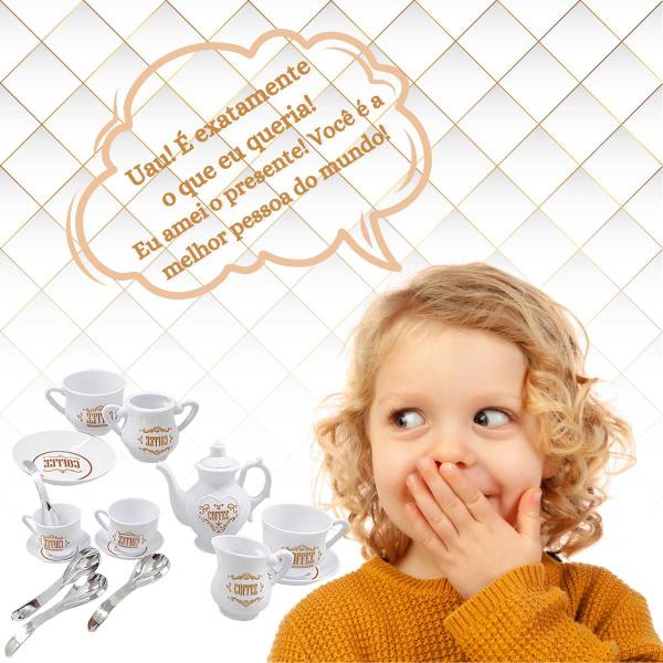Kit Cozinha Cafezinho Chá da Tarde Infantil Bule Acessório - Coffe Imagem de Kit Cozinha Cafezinho Chá da Tarde Infantil Bule Acessório