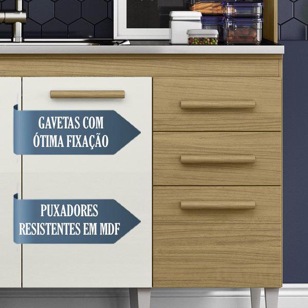 Imagem de Kit Cozinha Compacta 7 Portas 2001590 Camila Atacama Off White ARMoveis