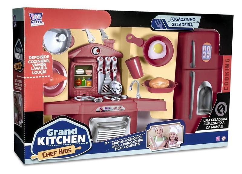 Imagem de Kit Cozinha De Brinquedo Grand Kitchen Chef Kids