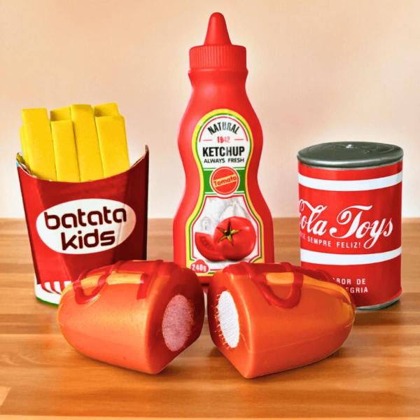 Imagem de Kit Cozinha de Brinquedo Infantil Completa 14pçs Eletrodomésticos Acessórios Comidinhas