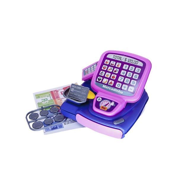 Kit Cozinha Infantil Carinho Caixa Geladeira Microondas 50p - Zuca Toys Imagem de Kit Cozinha Infantil Carinho Caixa Geladeira Microondas 50p