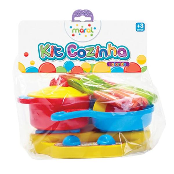 Imagem de Kit Cozinha Infantil Colorido 1026 Maral