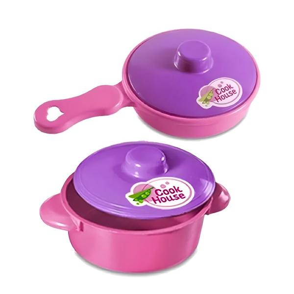 Imagem de Kit Cozinha Infantil Com Fogãozinho e Panelinha Play Cooker 