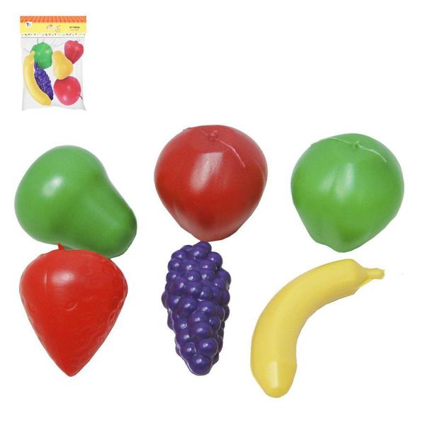 Imagem de Kit cozinha infantil com frutas 6 pecas na solapa - TOYMASTER