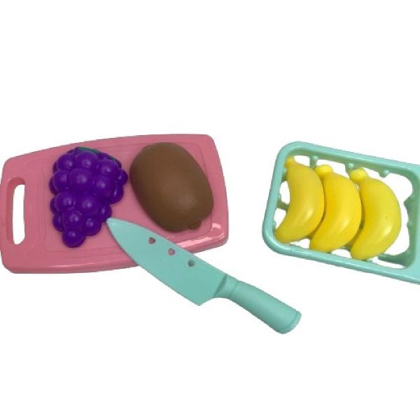 Imagem de Kit Cozinha Infantil com Frutas/Legumes 8 Peças Para Criança