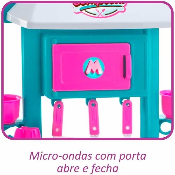 Imagem de Kit Cozinha Infantil Completa e Lavanderia Lava e Passa - Magic Toys