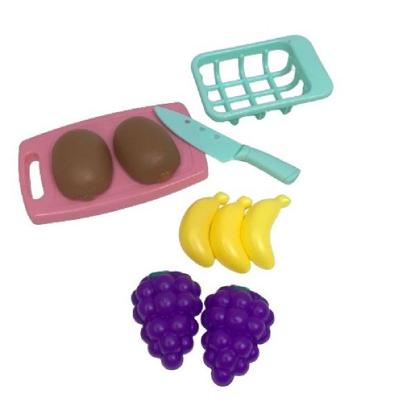 Imagem de Kit Cozinha Infantil Frutas/Legumes 8 Peças Para Crianças