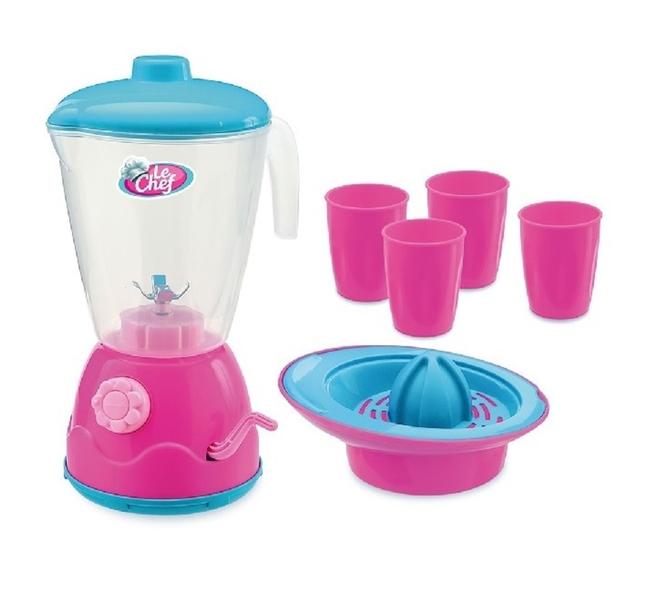 Imagem de Kit Cozinha Infantil Liquidificador Batedeira Le Chef  Usual  Brinquedos