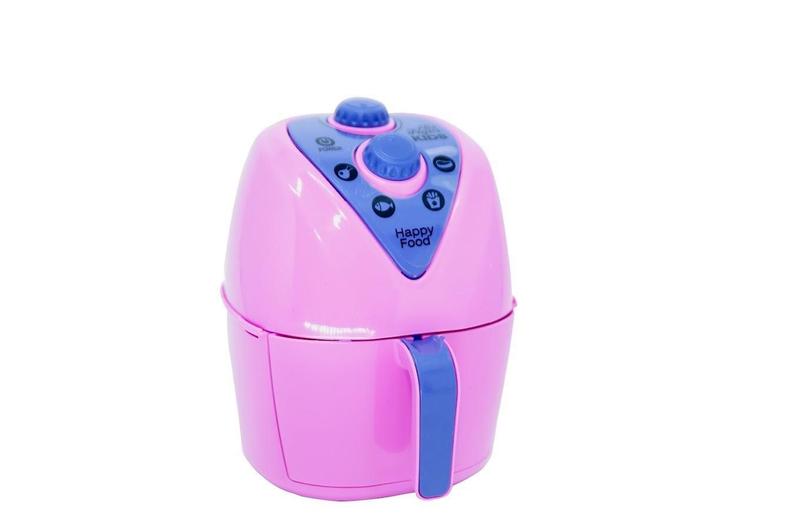 Imagem de Kit Cozinha Infantil Menina Fruta Mercadinho Air Fryer 26Pç