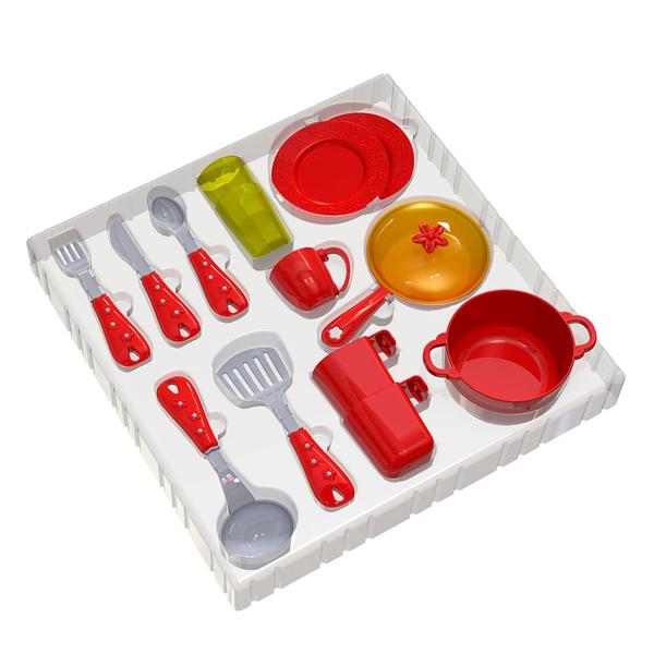 Imagem de Kit Cozinha Infantil - Mini Chef - Fogãozinho e Utensílios - Xalingo