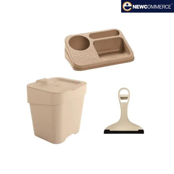 Kit Cozinha UZ - Lixeira, Organizador e Rodo de Pia Imagem de Kit Cozinha UZ - Lixeira, Organizador e Rodo de Pia