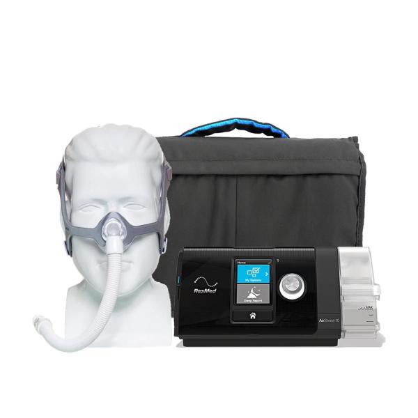 Imagem de Kit Cpap S10 Airsense Básico + Mascara Nasal Wisp Tecido