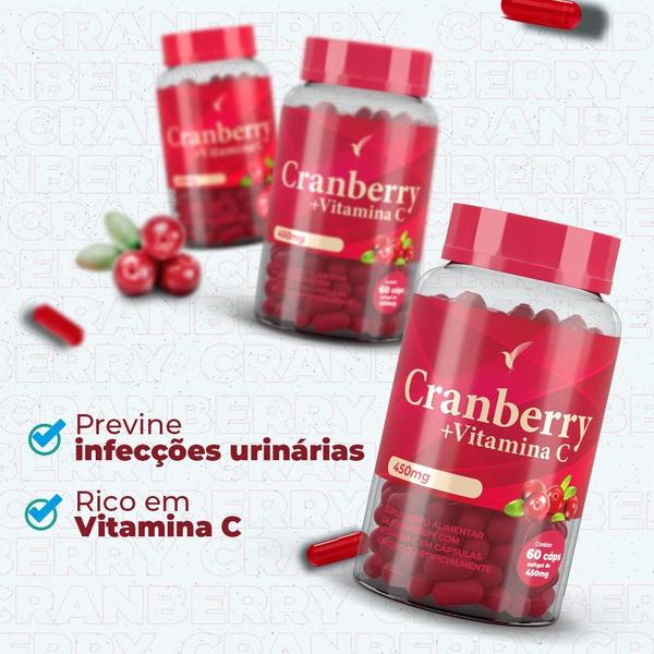 Imagem de Kit Cranberry + Vitamina C - 60 dias - 120 cápsulas Eleve Life