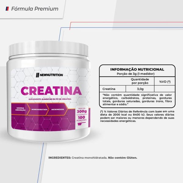 Imagem de Kit Creatina 100% Pura 300g + Colágeno Tipo 2 NewNutrition