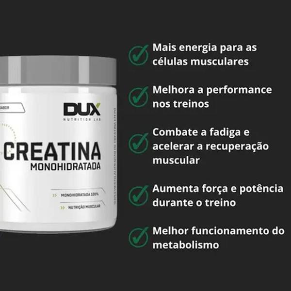 Imagem de Kit Creatina 300g + pré treino original DUX  300g