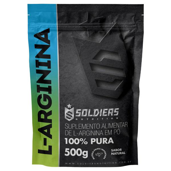 Imagem de Kit: Creatina Monohidratada 1Kg + Arginina 500g - 100% Pura Importada - Soldiers Nutrition