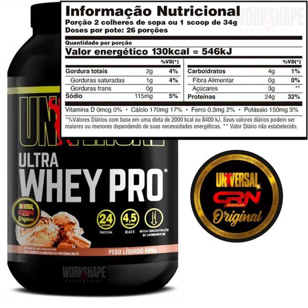 Imagem de Kit Creatina Universal Original 200g + Whey Protein Universal Ultra Pro 900g 