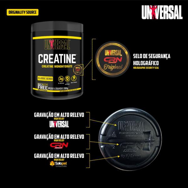 Imagem de Kit Creatina Universal Original 200g + Whey Protein Universal Ultra Pro 900g 