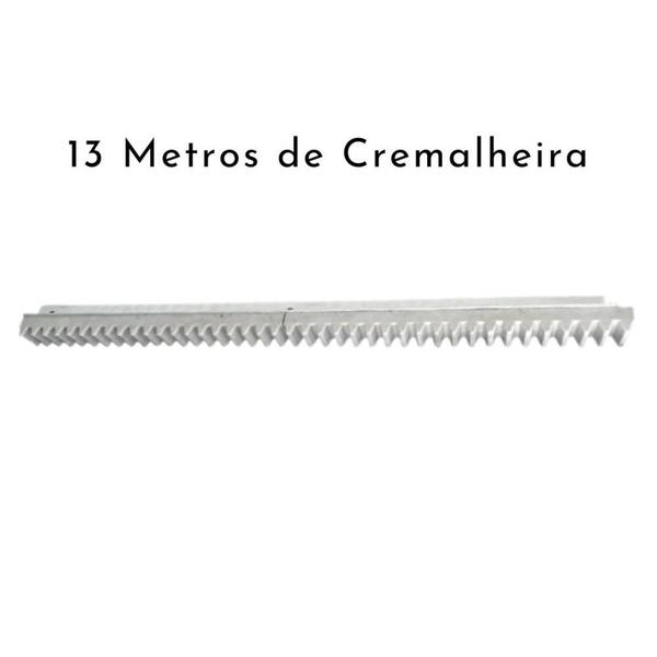 Imagem de Kit Cremalheira AGL Motor Portão Eletrônico Alumínio 13 Metros