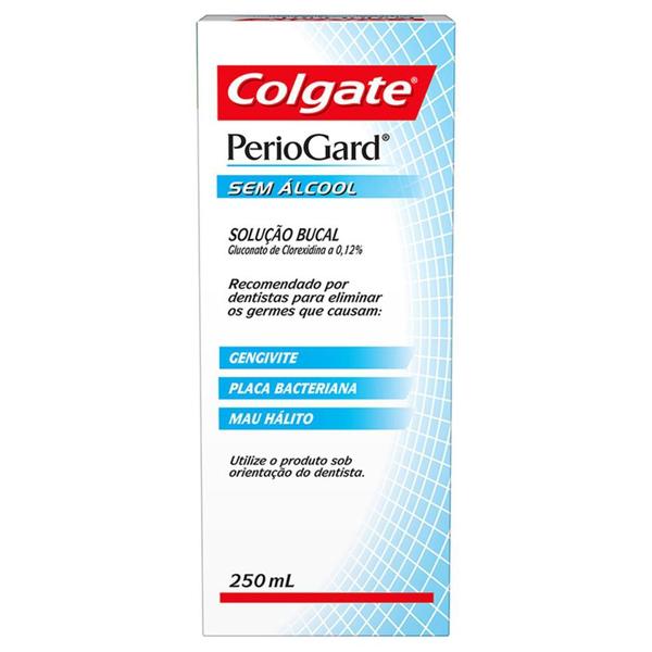 Kit Creme Dental Colgate PerioGard 90g + Solução Bucal S/ Álcool 250ml + Escova Dental Imagem de Kit Creme Dental Colgate PerioGard 90g + Solução Bucal S/ Álcool 250ml + Escova Dental