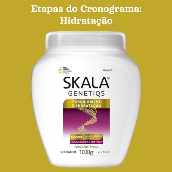 Imagem de Kit Creme Para Pentear + Creme De Tratamento Skala Genetiqs