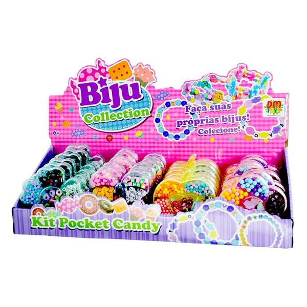kIT CRIATIVO INFANTIL MIÇANGAS/PULSEIRAS FLORZINHA 250 PCS - FASHION Imagem de kIT CRIATIVO INFANTIL MIÇANGAS/PULSEIRAS FLORZINHA 250 PCS