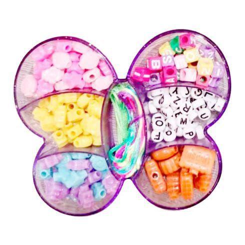kIT CRIATIVO INFANTIL MIÇANGAS/PULSEIRAS FLORZINHA 250 PCS - FASHION Imagem de kIT CRIATIVO INFANTIL MIÇANGAS/PULSEIRAS FLORZINHA 250 PCS