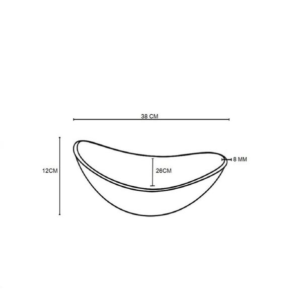 Imagem de Kit Cuba de Vidro + Torneira+ Válvula para Lavatório Oval 38cm