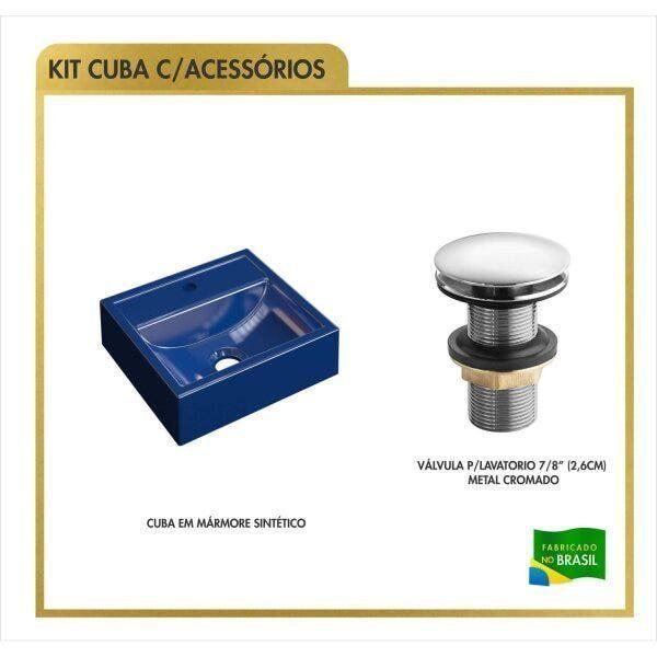 Imagem de Kit Cuba Q32 Válvula Click 1 Polegada G Compace