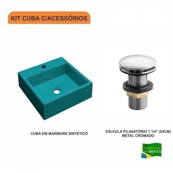 Imagem de Kit Cuba Q355 com Válvula Click 1 1/2 Polegada Compace