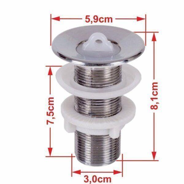 Imagem de Kit Cuba Q39 Torneira C50 e Válvula 1 Polegada ABS Sifão PVC Flexível Compace