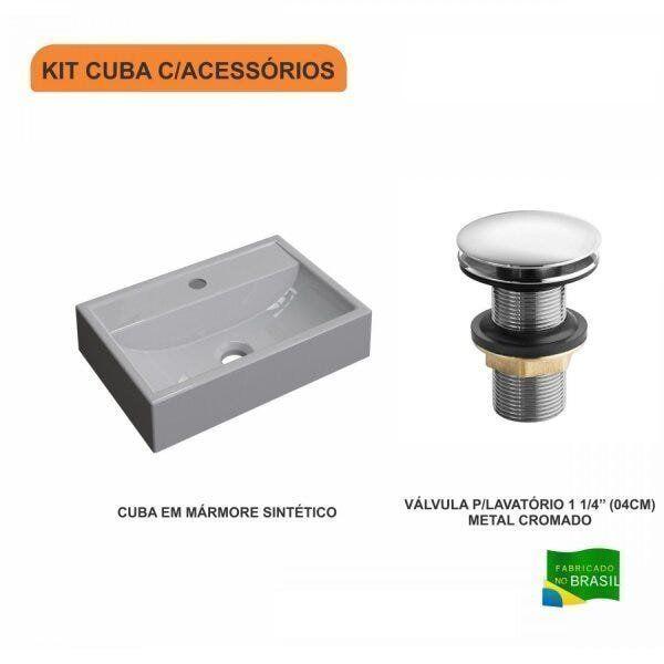 Imagem de Kit Cuba Q45 com Válvula Click 1 Polegada e Meia Compace