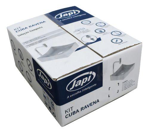Kit Cuba Ravena Solucao Completa - Japi Acabamento Esmaltado Imagem de Kit Cuba Ravena Solucao Completa - Japi Acabamento Esmaltado