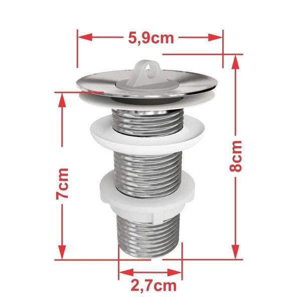 Imagem de Kit Cuba Rl545 Roma com Torneira 1198 e Válvula Metal com Sifão e Flexível