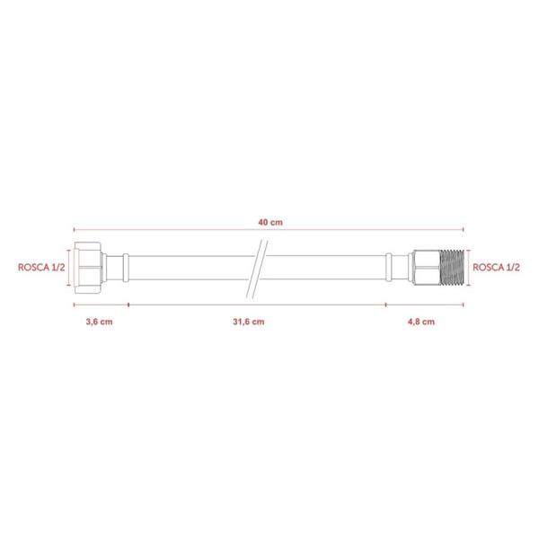 Imagem de Kit Cuba Rl545 Roma com Torneira C50 e Válvula Abs com Sifão e Flexível