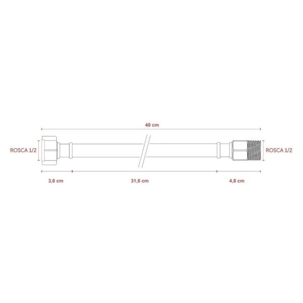 Imagem de Kit Cuba Ro36 Cross com Torneira C50 e Válvula Abs com Sifão e Flexível