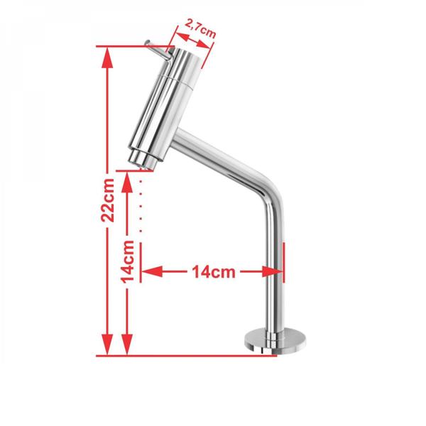 Imagem de Kit Cuba RT49 com Torneira Pratika 1060 Metal 1/4 Volta Compace Azul Turquesa