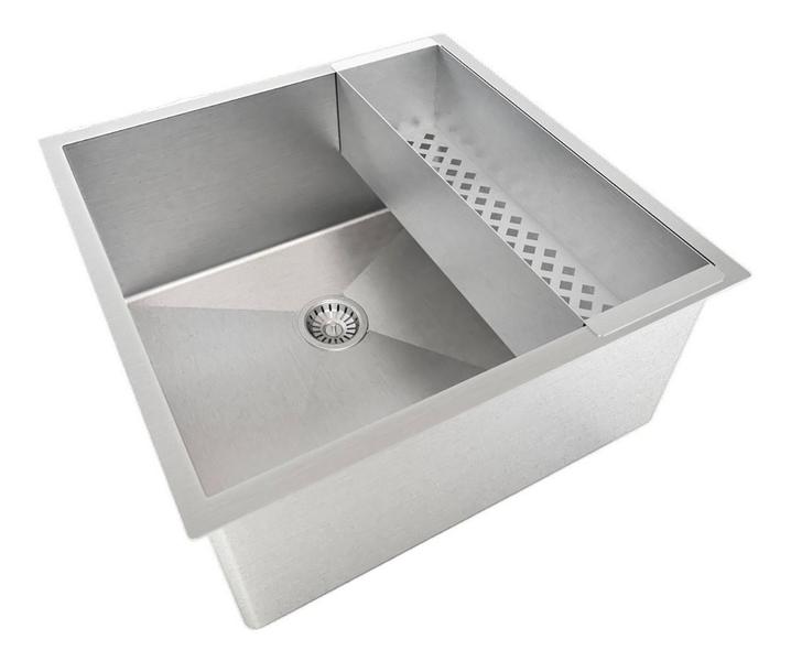 Imagem de Kit Cuba Technox 40x40 Aço Inox + Escorredor 42,5cm