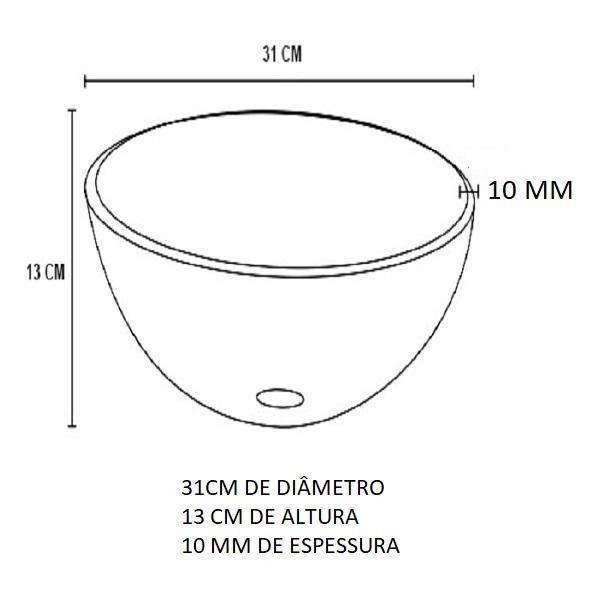 Kit Cuba Vidro Redonda 10Mm Incolor Tampo Vidro 40Cm X 40Cm - Cubas E Gabinetes Imagem de Kit Cuba Vidro Redonda 10Mm Incolor Tampo Vidro 40Cm X 40Cm