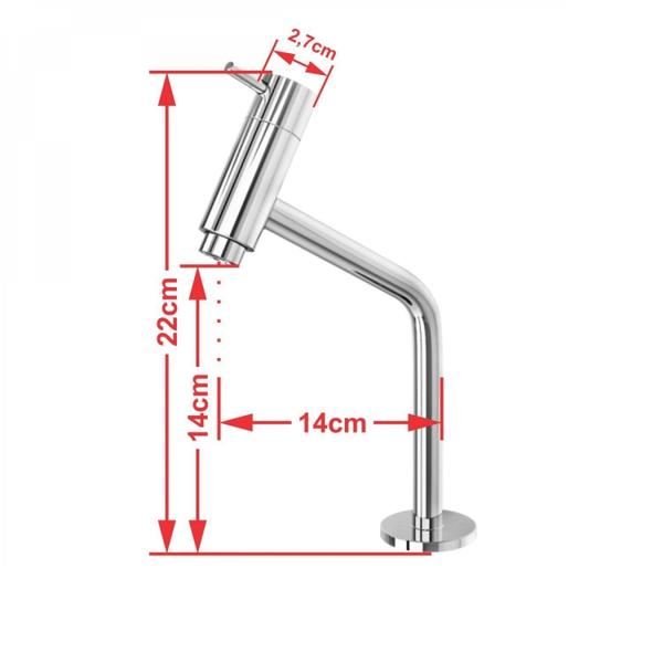 Imagem de Kit Cuba Xrt55 Torneira Pratika 1060 Meta Válvula 1 Polegada Sifão Flexível Cromado Compace