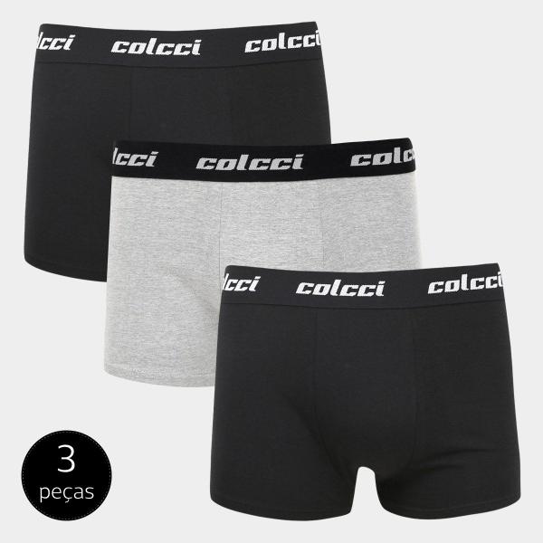 Kit Cueca Boxer Colcci com 3 Peças Kit Cueca Boxer Colcci com 3 Peças
