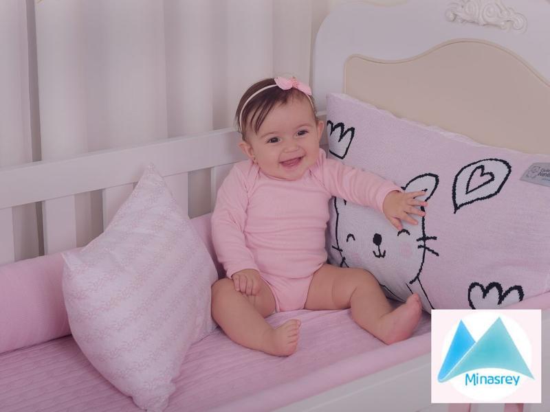 Imagem de Kit Cueiro Bebe Mantinha 50cmx80cm Menino ou Menina Estampado 100% Algodão Enxoval Recém Nascido Maternidade