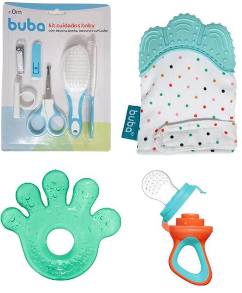 Imagem de Kit Cuidado Baby + Mãozinha + Luvinha + Porta Frutinha