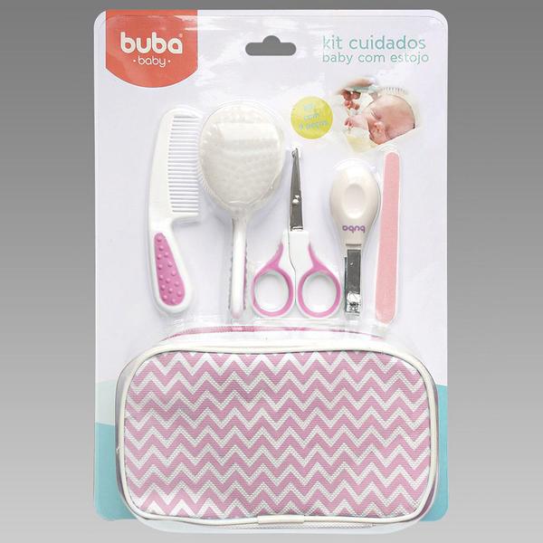 Imagem de Kit Cuidados Baby Com Estojo Rosa Buba