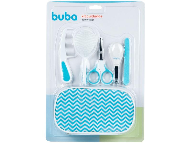 Imagem de Kit Cuidados Bebê Buba 9 Peças com Estojo