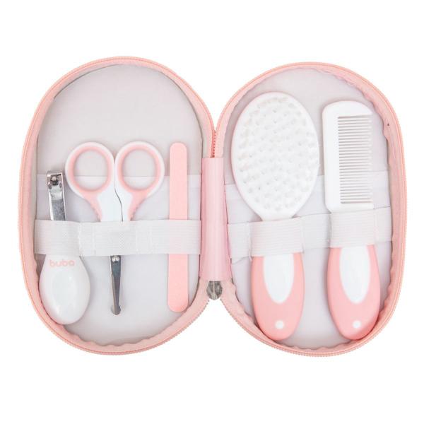 Imagem de Kit Cuidados Com Bebe 9 Itens Estojo Rosa 16240 - Buba