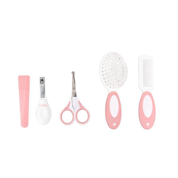 Imagem de Kit Cuidados Com Bebe 9 Itens Estojo Rosa 16240 - Buba