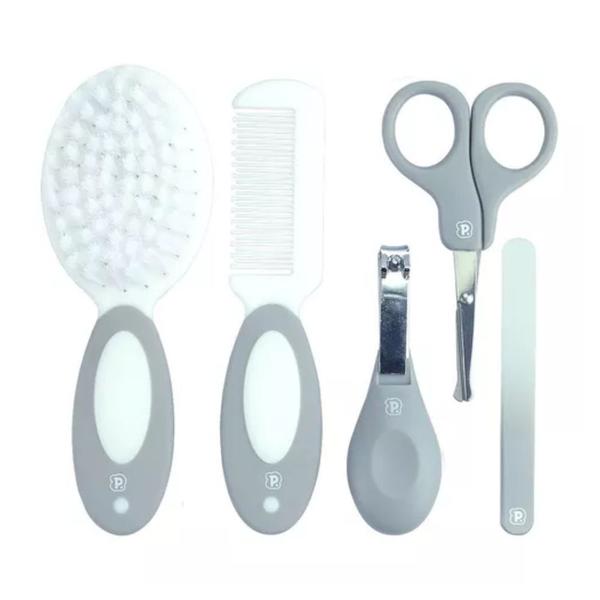 Imagem de Kit Cuidados Para O Bebe Pimpolho 5pçs Cinza 92551