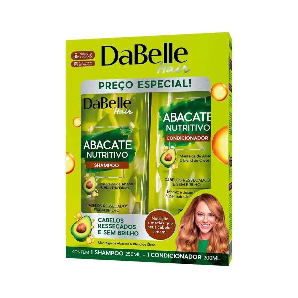 Imagem de Kit DaBelle Hair Abacate Nutritivo Shampoo 250ml + Condicionador 200ml