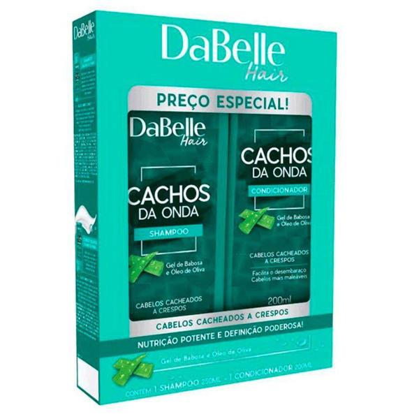 Imagem de Kit DaBelle Hair Cachos Da Onda com Shampoo de 250ml + Condicionador de 200ml - Duty Cosméticos